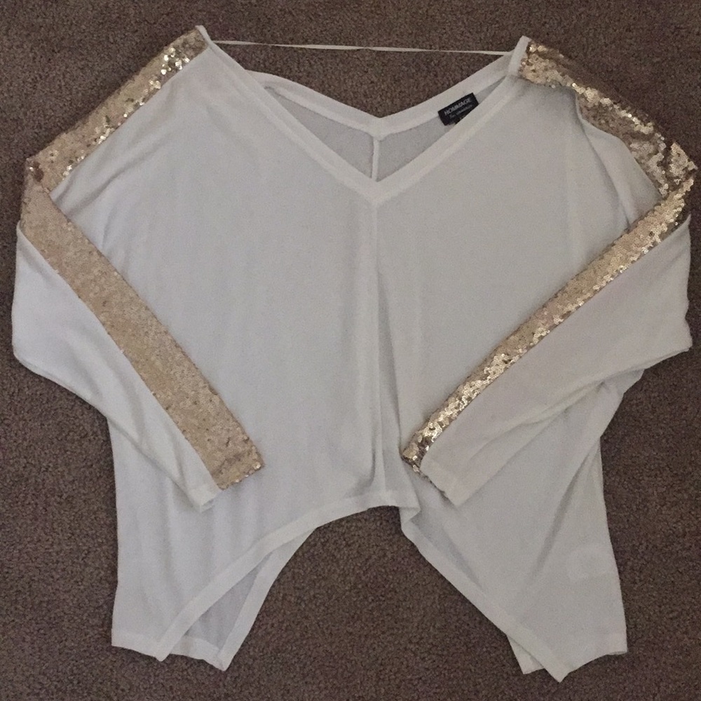 TOBI sequin sweater